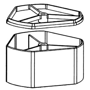 CANALPLAST - CANMONO10N PROL.MONO TORRETTA NE