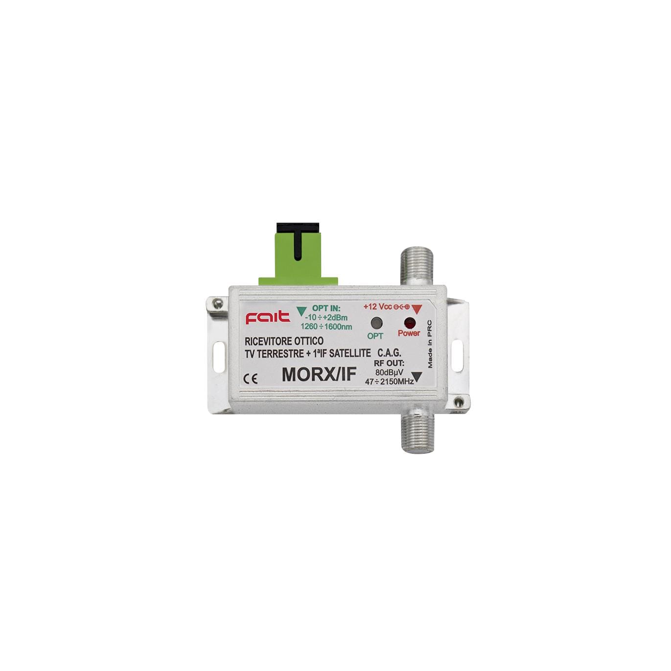 FAIT SRL - FIT2200001 MORX/IF - RICEV.OTT.TERR. + 1^ IF LARGA BANDA 1260÷1600 nm + AL.