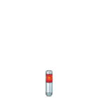 PATLITE EUROPE GMBH - PMHMPS-102-R Torretta compatta, 1 modulo, 24VDC/AC, 30mm, fissaggio diretto, cavo, IP65