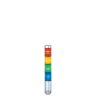 PATLITE EUROPE GMBH - PMHMPS-402-RYGB Torretta segn., bianca, 4 moduli, 24VDC, 60mm, montaggio diretto, cavo, buzzer