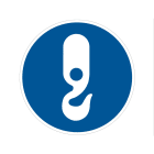 CEMBRE SPA - CEM224502 ETICHETTA ADESIVA DI PRESCRIZIONE MS-LH, SIMBOLO GANCIO DI SOLLEVAMENTO