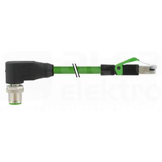 MURRELEKTRONIK SRL - MUE7000447617960200 M12 MAS. 90?/RJ45 0? SCHER. ETHERNET
