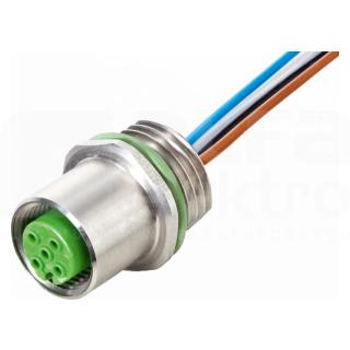 MURRELEKTRONIK SRL - MUE7002135419710020 M12 F.FLANGIA A-CODE ATT. FRONT. INOX V2