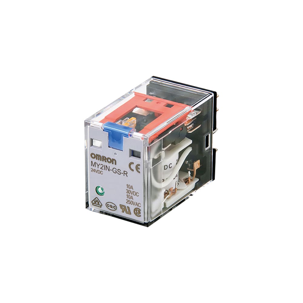 OMRON - OMRMY2INGSRAC110120 REL MY-GS-R, 110 120VCA, DPDT,10A,LED,P