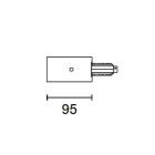 IGUZZINI ILLUMINAZI - IGZ3.MY31.004.0 TESTATA ALIM.C/CONT.TERRA SINISTRO X BIN