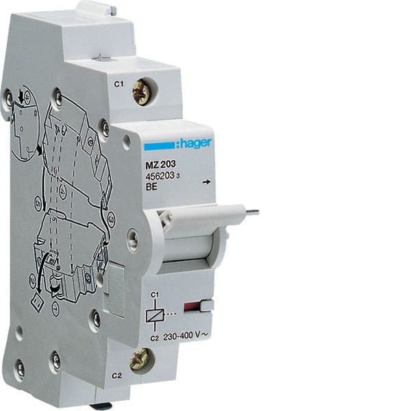 HAGER - HAGMZ203 Arbeitstromausl. 230-415V AC 110-130V DC
