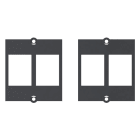 BACHMANN SALES GMBH - HMA917.061 MODULO 2XKEYSTONE NERO SUPPORTO IN METAL