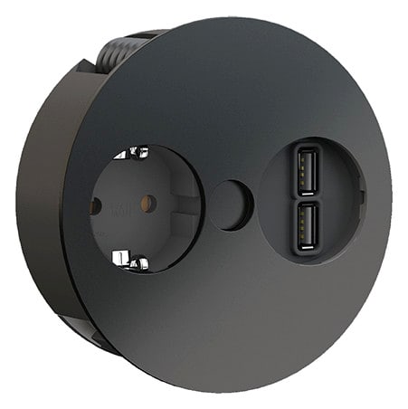 BACHMANN SALES GMBH - HMA931.131 TWIST 1XCEE 2XUSB A 2M PUNTALININERO