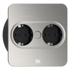 BACHMANN SALES GMBH - HMA946.001 TWIST 2 2XCEE QUADRATA CAVO 2MT INOX