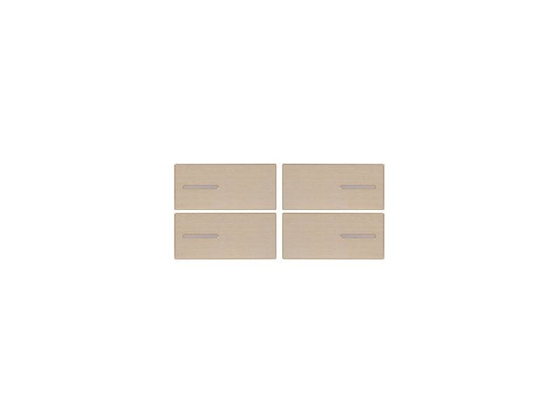EELECTRON SPA - EEXBKT4MT-CH KIT 4 TASTI T/U METAL CHAMPAGNE-LINE