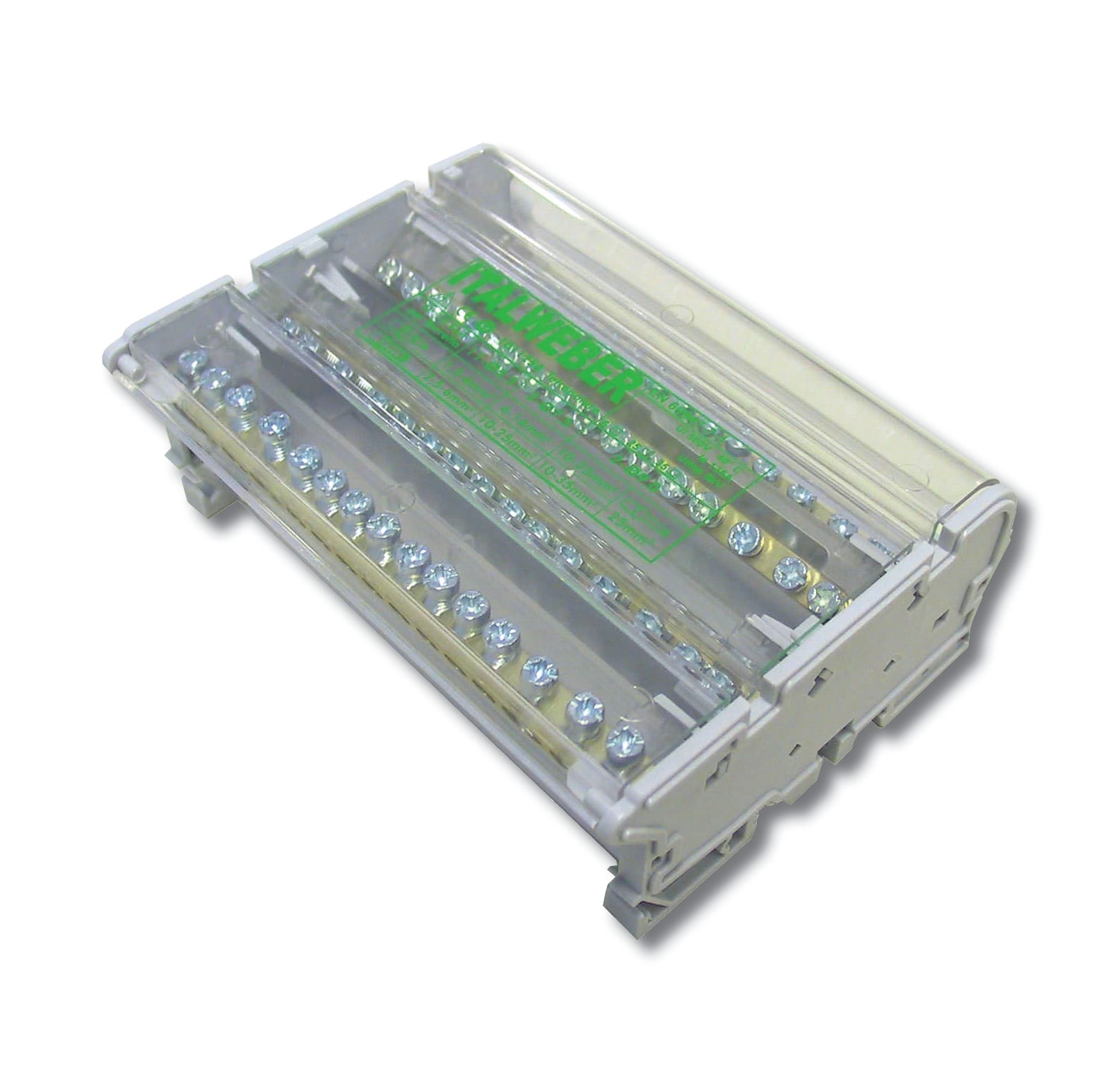 ITALWEBER SPA - ITW1022100 MORSETTIERA 2P 7 FORI - 100A