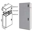 OEC SRL - OECN0ST0162 ARMADIO 850X1400X450 + SOPRALZO