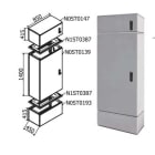 OEC SRL - OECN0ST0163/21 ARMADIO 850X1400X450+ ZOCC.+SOP.SERR.21