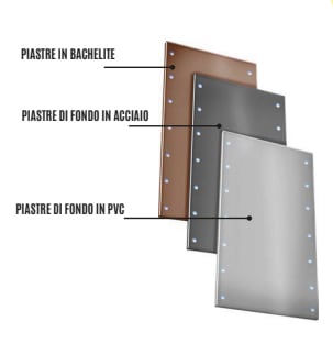 OEC SRL - OECN0ST0170 PIASTRA FONDO ACCIAIO ARE/M-C