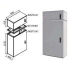 OEC SRL - OECN0ST0186/21 ARMADIO 850X1100X450 + SOPRALZO SERR.21