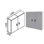 OEC SRL - OECN0ST0298/AFF/21 ARMADIO 1300X1100X350 AFFIANC.CON SERR.2