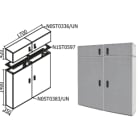 OEC SRL - OECN0ST0374 ARMADIO 850X1400X350 + SOPRALZO