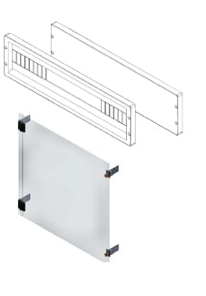 OEC SRL - OECN2SF0157 PANNELLO TIPO ASOLATO 466X149MM X ARE/A