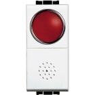 BTICINO - BTIN4038R LIGHT - PULSANTE 10A + PORTALAMPADA ROSS