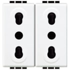 BTICINO - BTIN4180/2 LIGHT - PRESA DUPLEX BIPASSO 10/16A