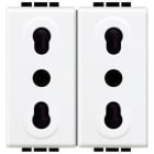 BTICINO - BTIN4180/2 LIGHT - PRESA DUPLEX BIPASSO 10/16A