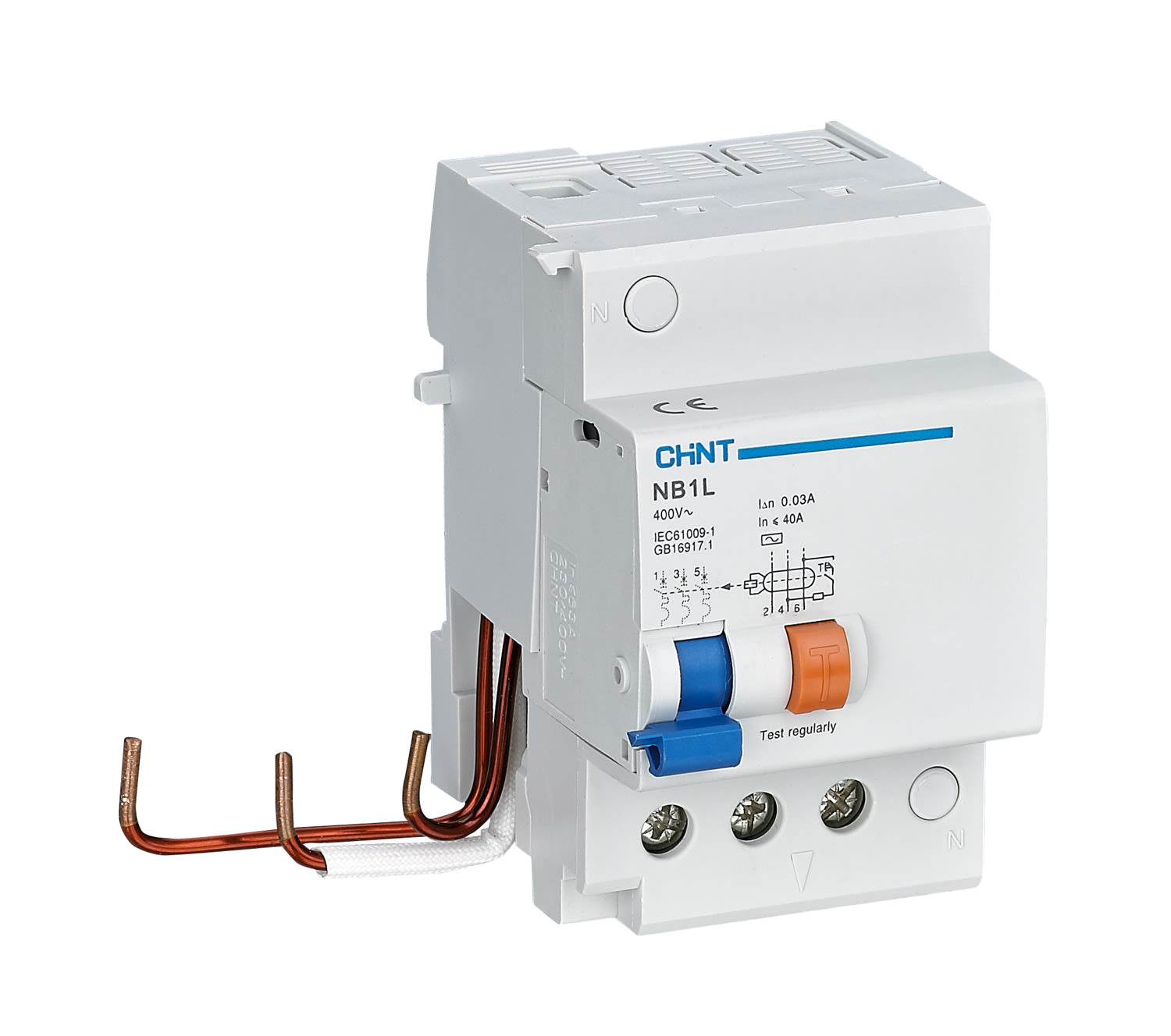CHINT ITALIA INVESTM - CHT198379 NB1L-40/3P-AC30 -DIFF ACC 3P <40A IDN 30