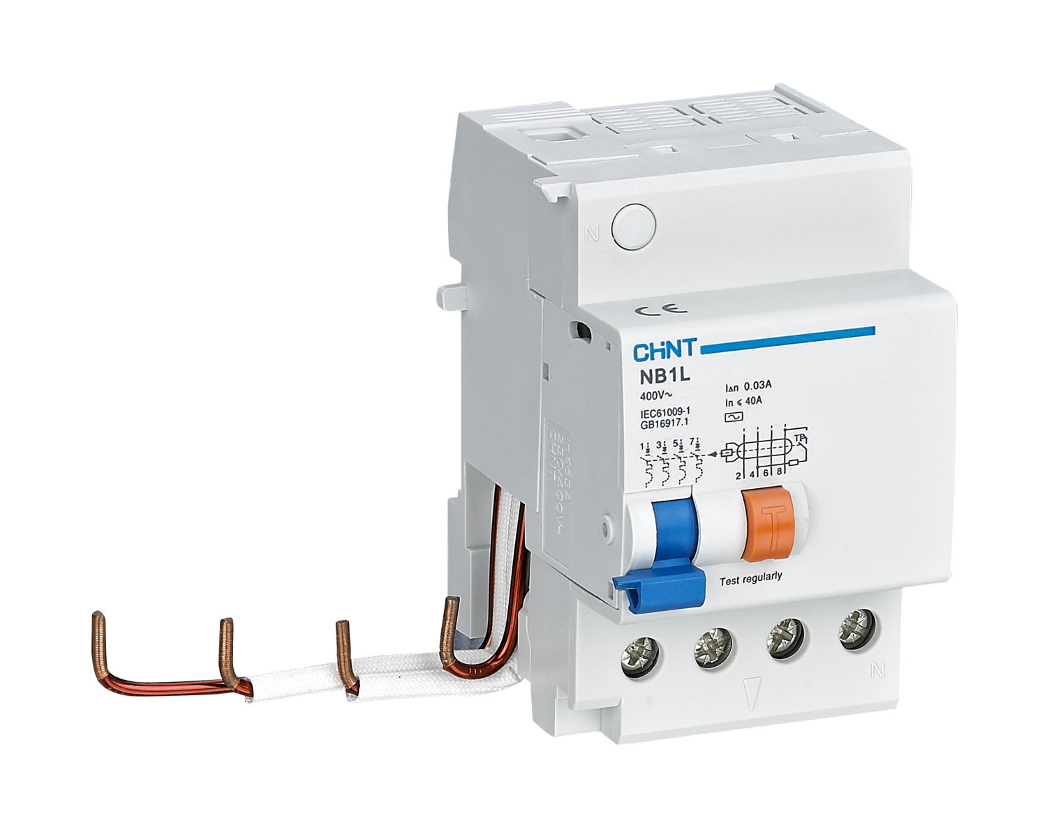 CHINT ITALIA INVESTM - CHT198389 NB1L-40/4P-AC30 -DIFF ACC 4P <40A IDN 30