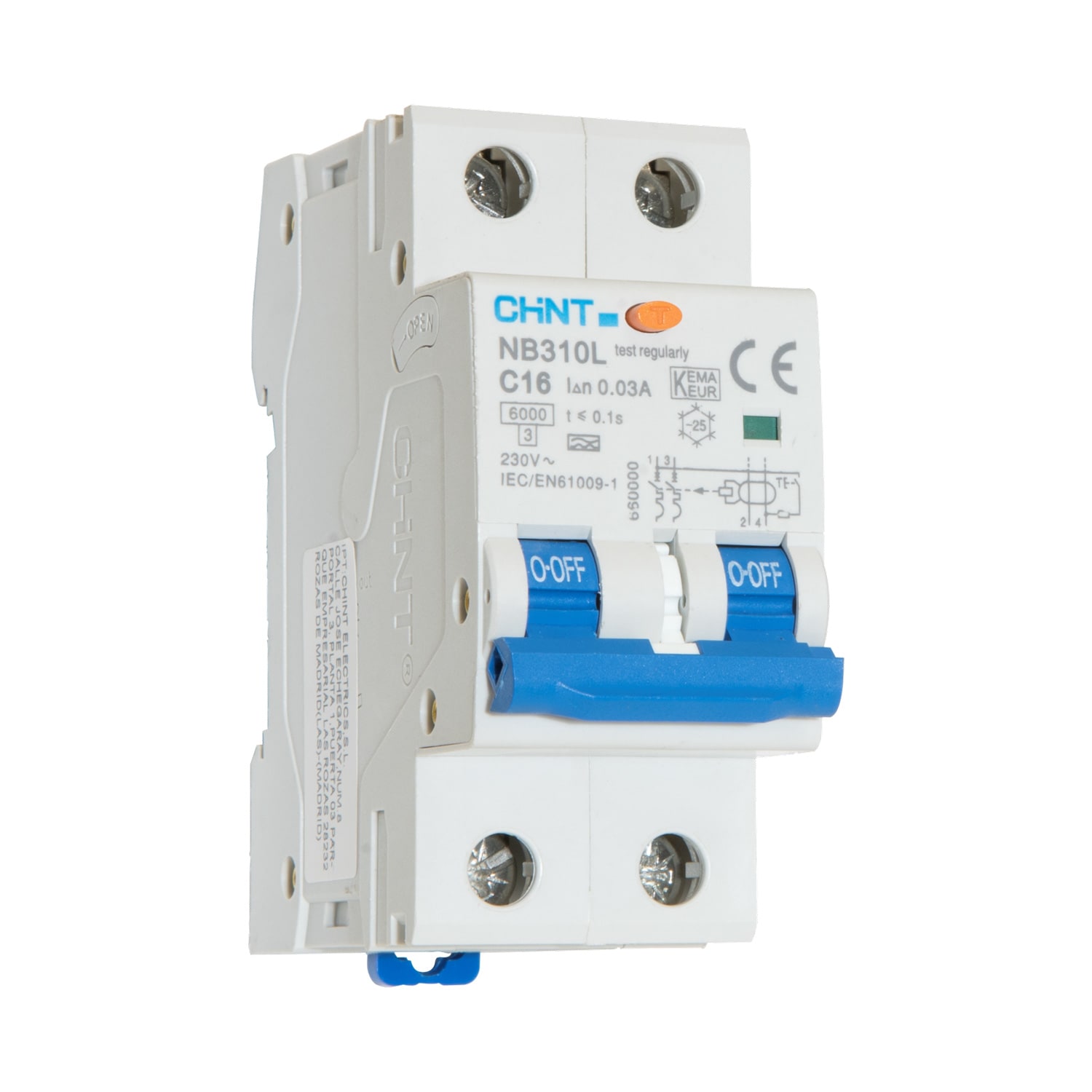 CHINT ITALIA INVESTM - CHT660004 NB310L/C13-2P-6-A30 -INT MTD 2P C13A 30M