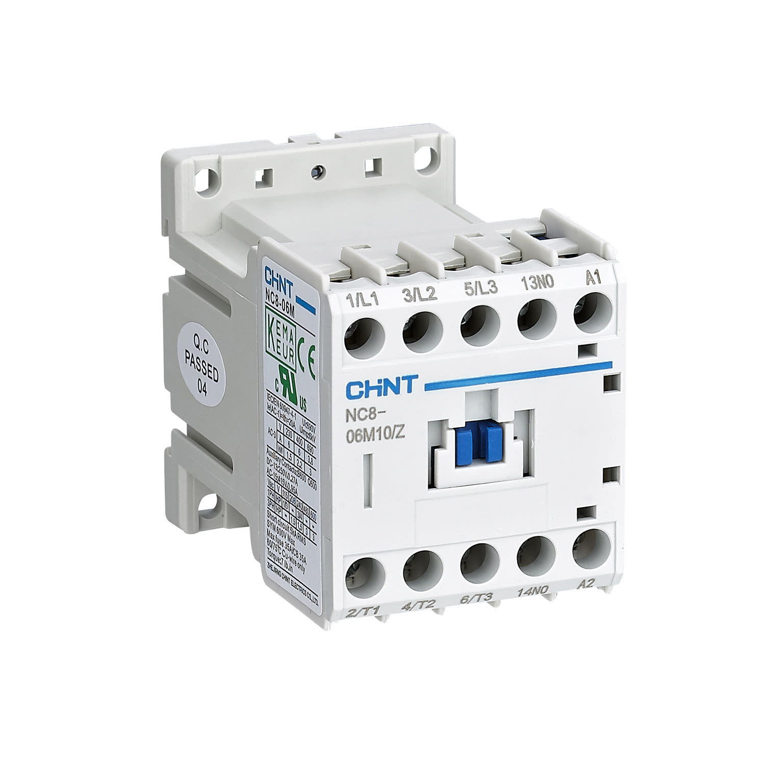 CHINT ITALIA INVESTM - CHT242020 NC8D-12M.10/24VDC CONTATTORE 3P AC 12A A