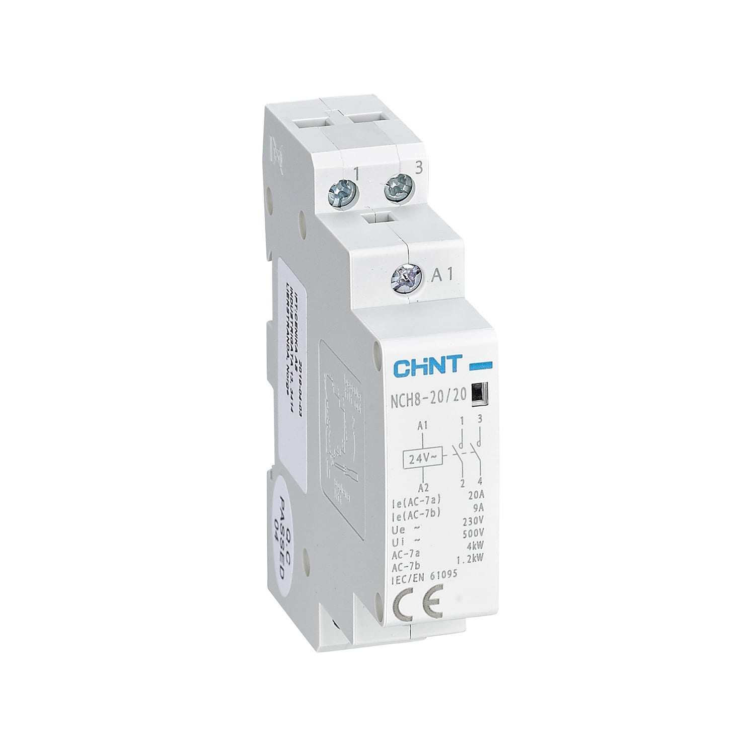 CHINT ITALIA INVESTM - CHT256051 NCH8-20.20/24 - CONT.MOD. 20A 2NA 24VAC