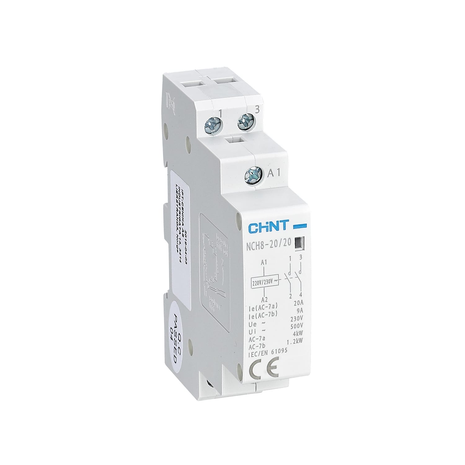 CHINT ITALIA INVESTM - CHT256054 NCH8-20.20/230 - CONT.MOD. 20A 2NA 230VA