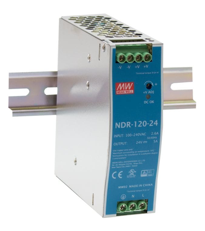 DIGIMAX SRL - DIXNDR-120-48 ALIMENTATORE DIN RAIL 48V 2.5A 120W