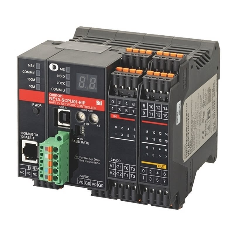OMRON - OMRNE1ASCPU01EIPVER ControlloreSic.16IN/8OUT,DeviceNet,Ether