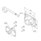 NICE SPA - NIC525.10091 KIT STAFFA SELLA TONDA