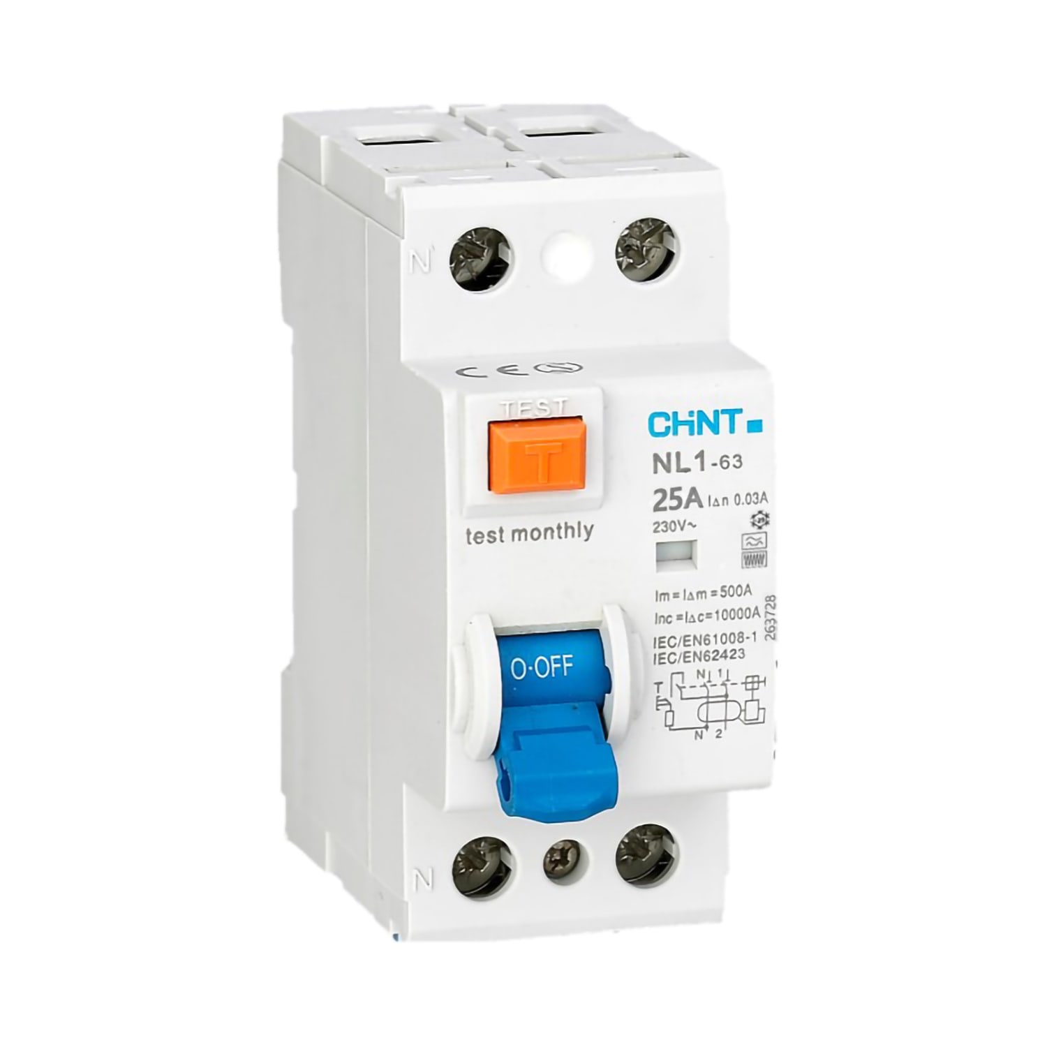 CHINT ITALIA INVESTM - CHT263718 NL1-63/40-2P-F30-DIFF PURO 2X40A 30MA TI