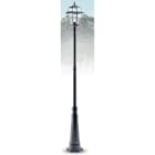 NOBILE ITALIA - NOB2056/08/02/NA LAMPIONE H288 1 LUCE OTTO VETRI NA