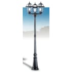 NOBILE ITALIA - NOB2058/11/NE LAMPIONE TRE LUCI 8 VETRI PICCOLA NE