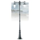 NOBILE ITALIA - NOB2065/09/04/NA/TR LAMPIONE 2 LUCI PIATTINO ANTR.DIFF.TRASP