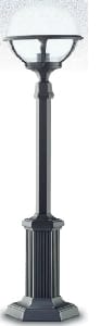 NOBILE ITALIA - NOB3106/66/NA LAMPIONE H121 ANTRACITE SFERA CHIARA