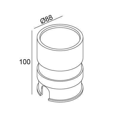 NOBILE ITALIA - NOBC/CASSA 211INOX C/CASSA X ART. 210 - 211 INOX