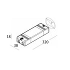 NOVALUX SPA - NOX101302.99 ALIMENTATORE STABILIZZATO 24Vdc 220-240V 50/60Hz. ON/OFF. Garanzia 3 anni.
