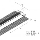 NOVALUX SPA - NOX101876.99 L-16 EVO: WALL OPALE 2M
