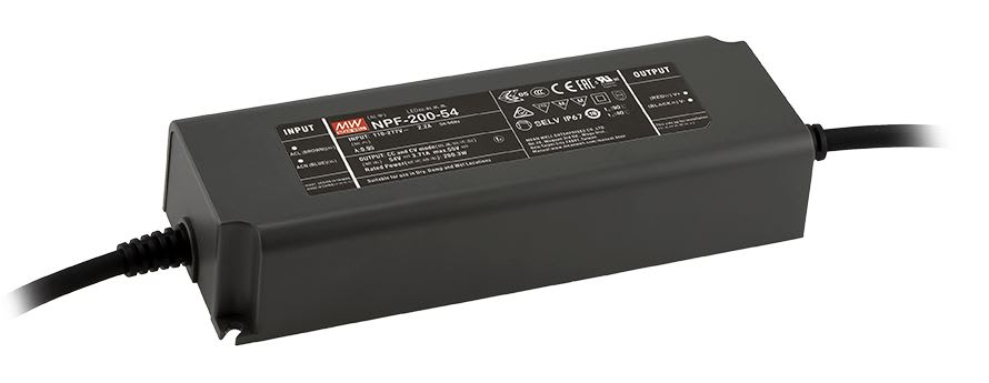 DIGIMAX SRL - DIXNPF-200V-36 DRIVER LED 36V 200W IP67 DIM 1-10V 90-30