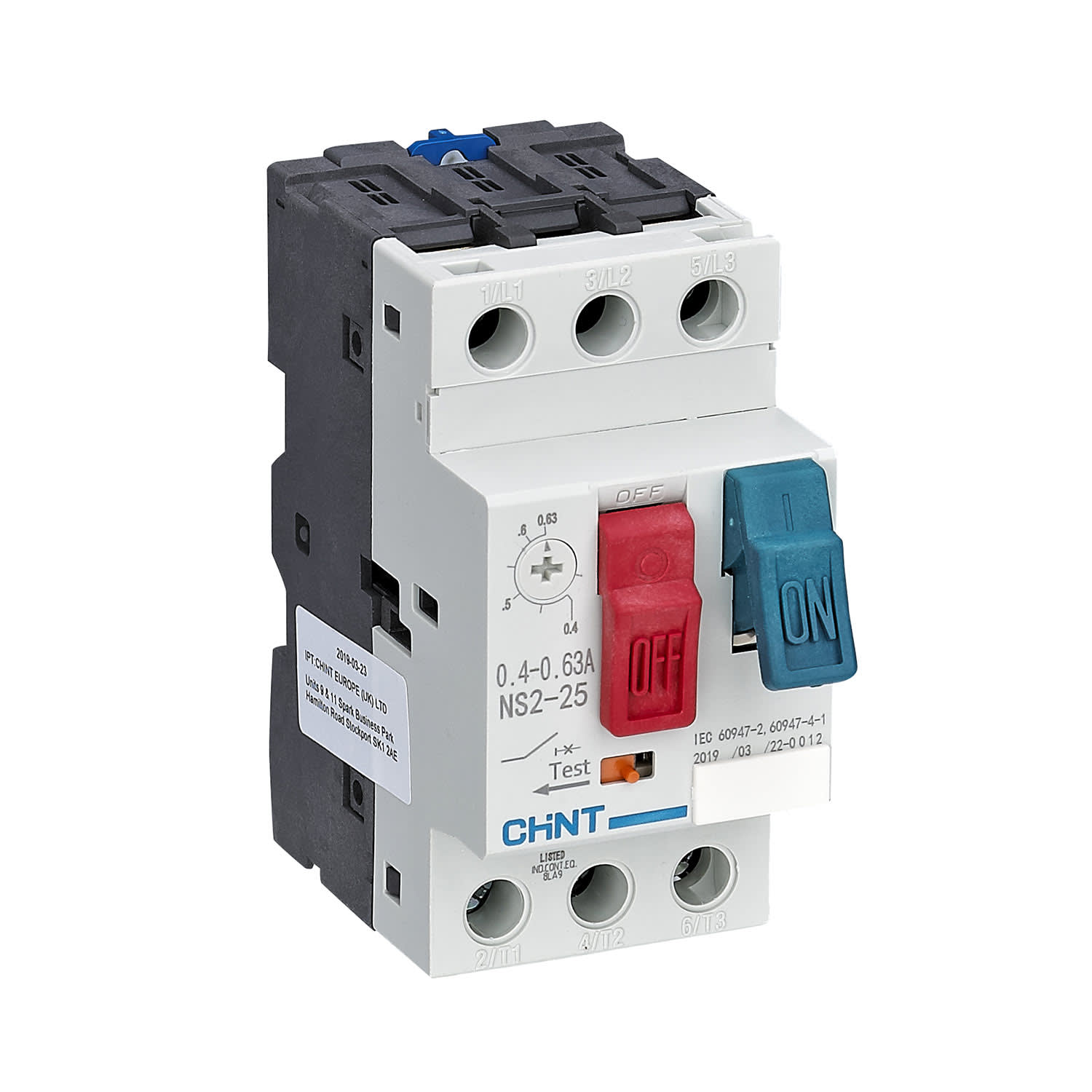 CHINT ITALIA INVESTM - CHT495073 NS2-25/0B - SALVAMOTORE M/T 3P 0,16..0,