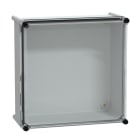SCHNEIDER ELECTRIC - SNRNSYPLS3636G Cassetta PLS, retro in poliestere, coperchio trasparente per PC IP65 36x36x18cm