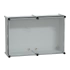 SCHNEIDER ELECTRIC - SNRNSYPLS3654G Cassetta PLS, retro in poliestere, coperchio trasparente per PC IP65 36x54x18cm