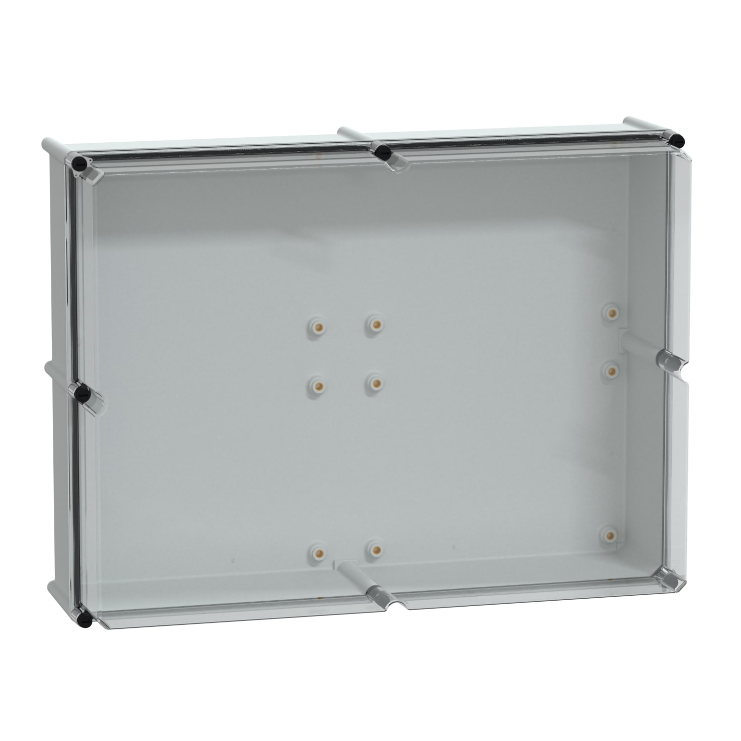 SCHNEIDER ELECTRIC - SNRNSYPLS5472AG Cassetta PLS, retro in poliestere, coperchio trasparente per PC IP65 54x72x23cm