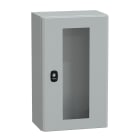 SCHNEIDER ELECTRIC - SNRNSYS3D5320T Cassetta in acciaio montata a parete, PanelSeT S3D, porta trasparente, senza piastra di montaggio, 500x300x200mm, IP66, IK08