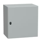 SCHNEIDER ELECTRIC - SNRNSYS3D6640 Cassetta in acciaio montata a parete, PanelSeT S3D, porta piena, senza piastra di montaggio, 600x600x400mm, IP66, IK10