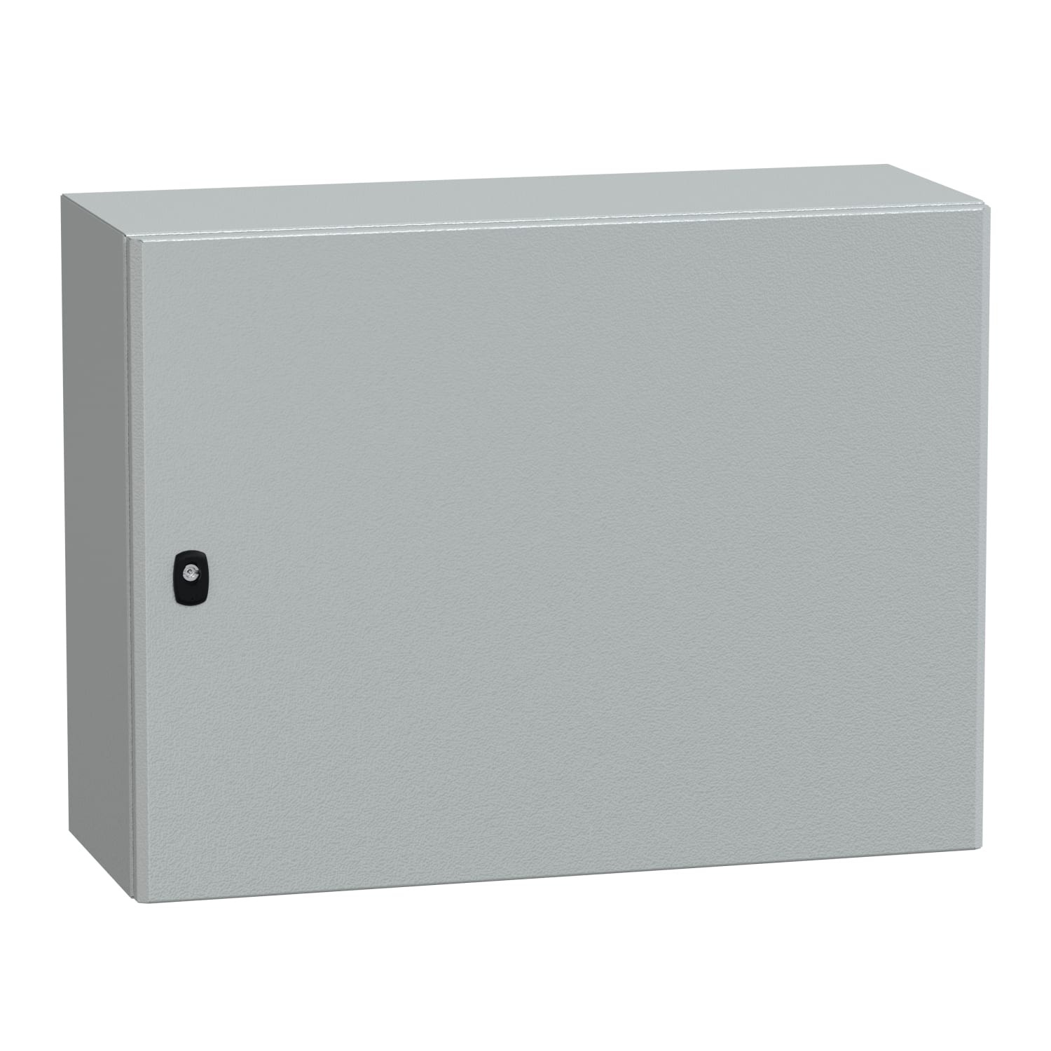 SCHNEIDER ELECTRIC - SNRNSYS3D6830P Wall mounted steel enclosure, Spacial S3D, plain door, with mounting plate, 600x800x300mm, IP66, IK10
